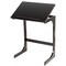 Costway Adjustable TV Tray C-Shape Sofa Couch End Table Laptop Desk W/Tilting Top Bamboo